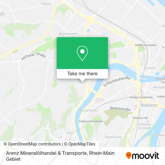 Карта Arenz Mineralölhandel & Transporte