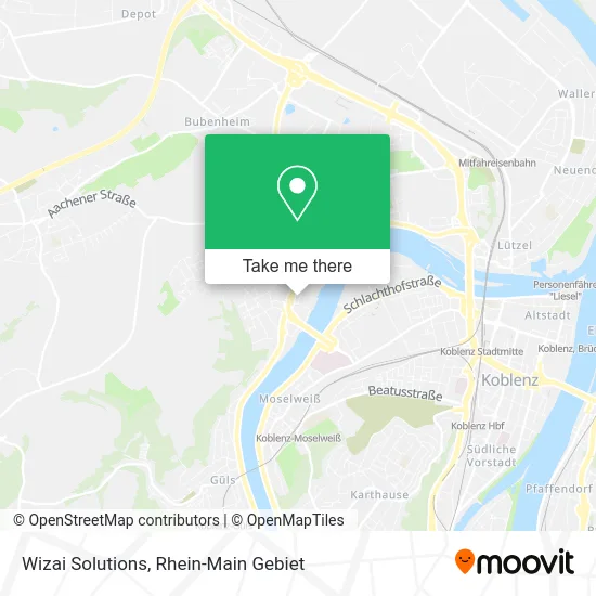 Карта Wizai Solutions