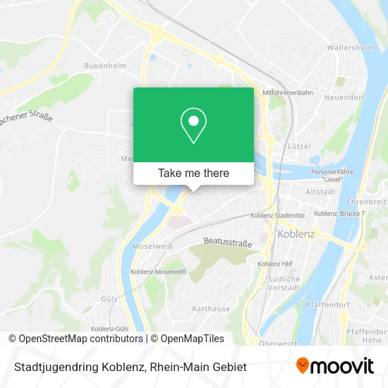 Карта Stadtjugendring Koblenz