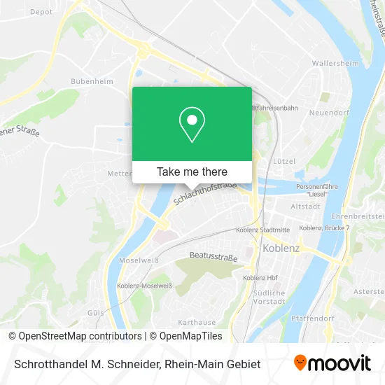 Карта Schrotthandel M. Schneider