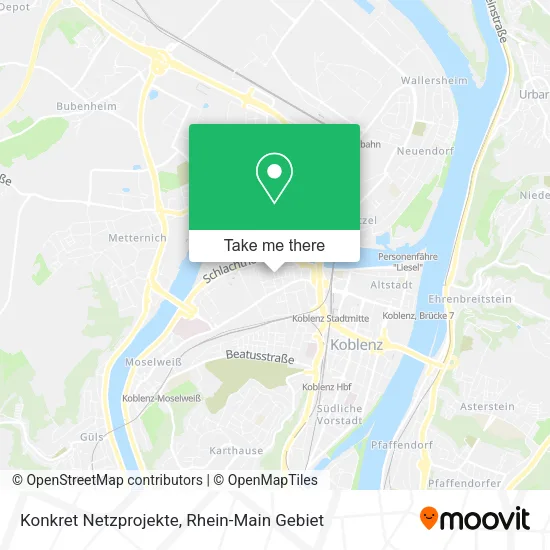 Карта Konkret Netzprojekte
