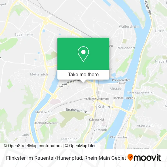 Карта Flinkster-Im Rauental / Hunenpfad