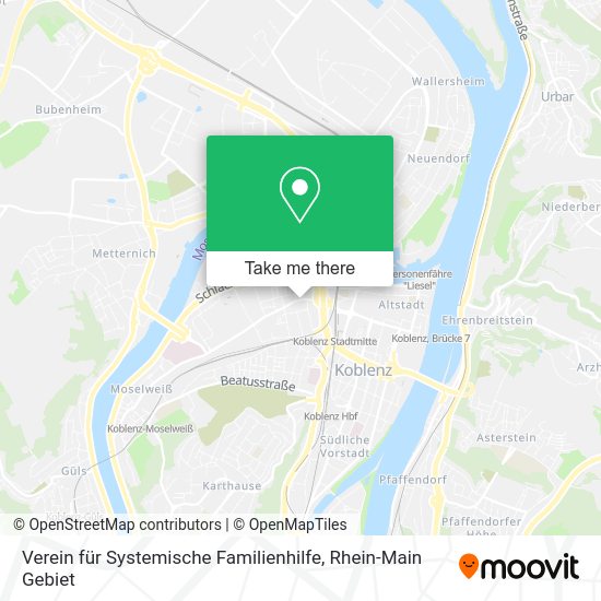Карта Verein für Systemische Familienhilfe