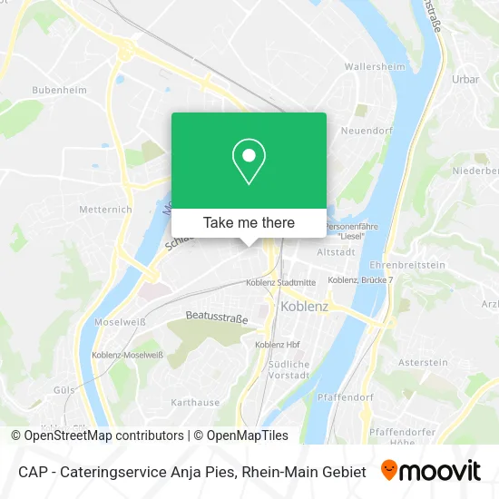 Карта CAP - Cateringservice Anja Pies