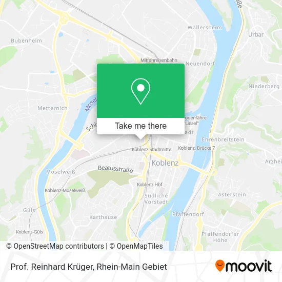 Карта Prof. Reinhard Krüger