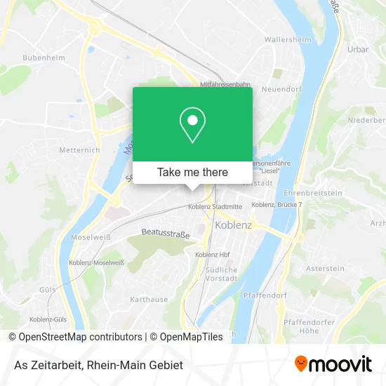 Карта As Zeitarbeit