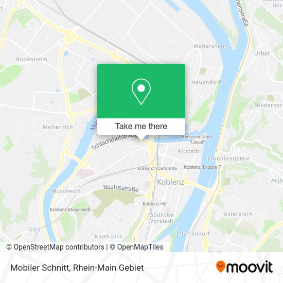 Карта Mobiler Schnitt