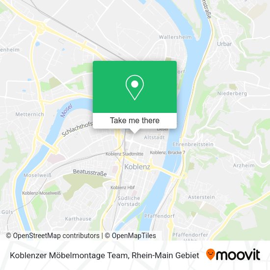 Карта Koblenzer Möbelmontage Team