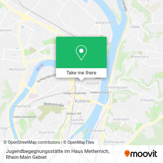 Карта Jugendbegegnungsstätte im Haus Metternich