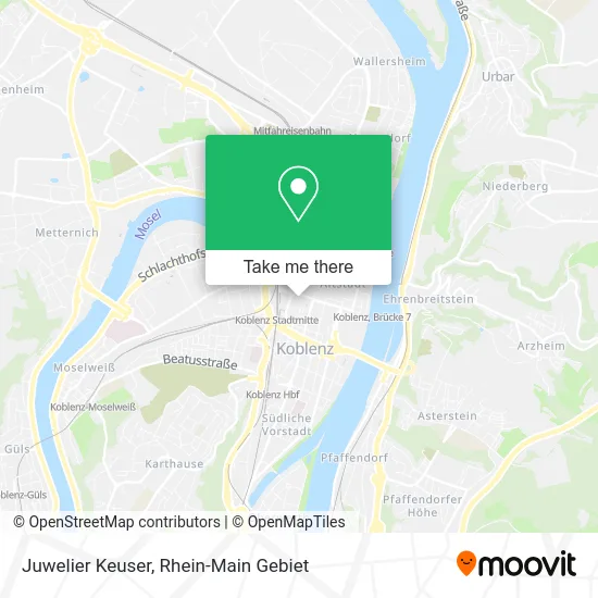 Карта Juwelier Keuser