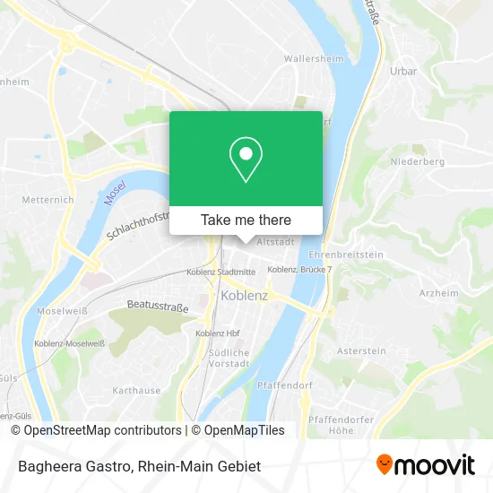 Карта Bagheera Gastro