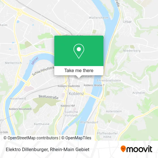 Карта Elektro Dillenburger
