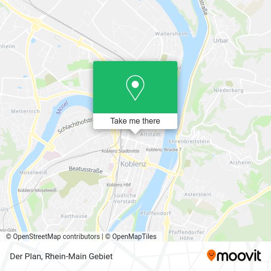 Карта Der Plan