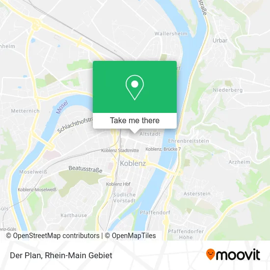 Карта Der Plan