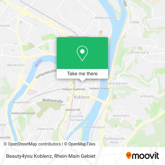 Карта Beauty4you Koblenz