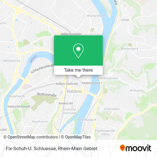 Карта Fix-Schuh-U. Schluesse