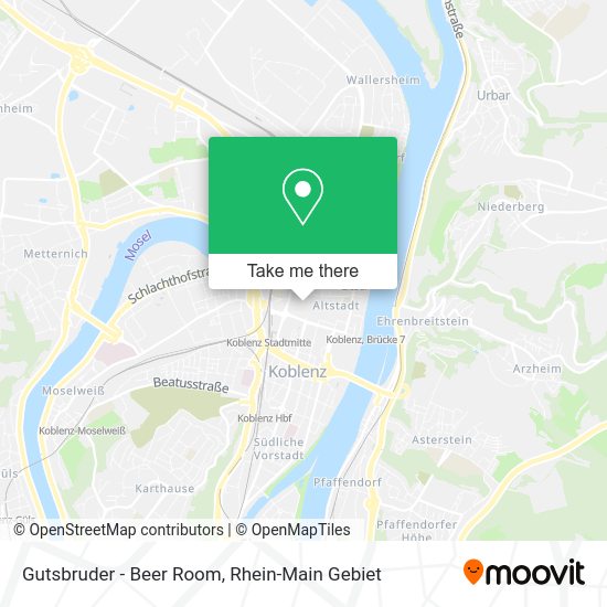 Карта Gutsbruder - Beer Room