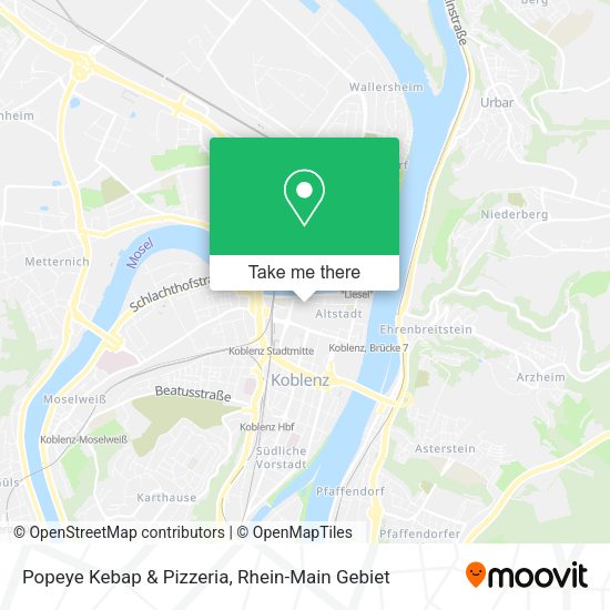Карта Popeye Kebap & Pizzeria