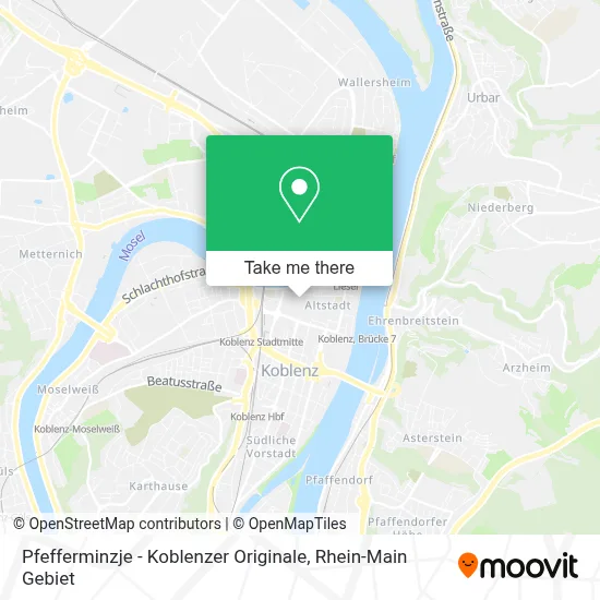 Pfefferminzje - Koblenzer Originale map