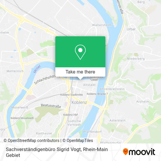 Карта Sachverständigenbüro Sigrid Vogt