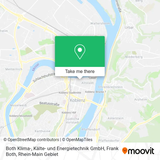 Карта Both Klima-, Kälte- und Energietechnik GmbH, Frank Both