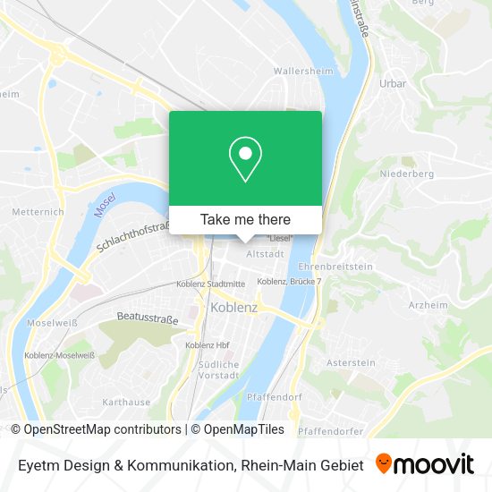 Карта Eyetm Design & Kommunikation