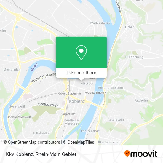 Карта Kkv Koblenz