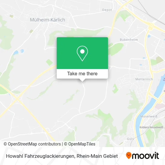 Карта Howahl Fahrzeuglackierungen