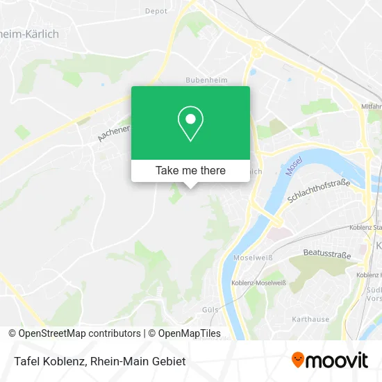 Карта Tafel Koblenz