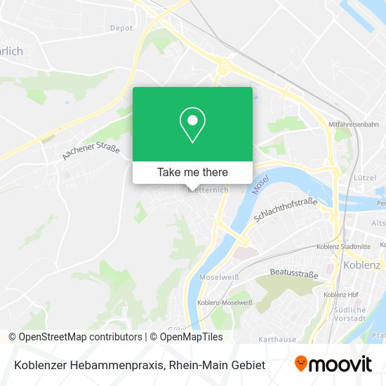 Карта Koblenzer Hebammenpraxis