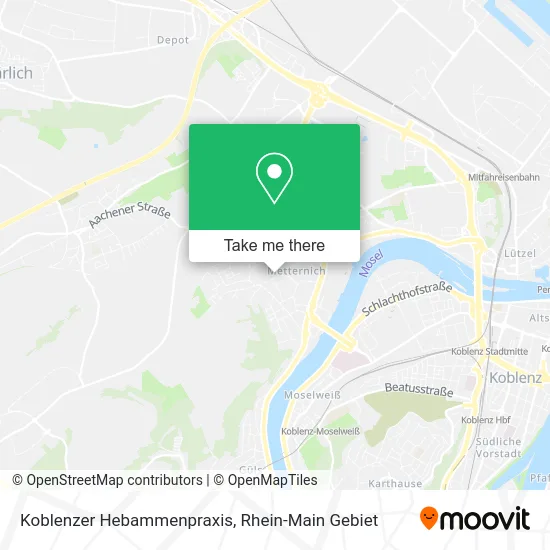 Карта Koblenzer Hebammenpraxis