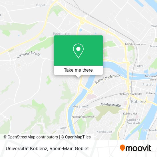 Карта Universität Koblenz