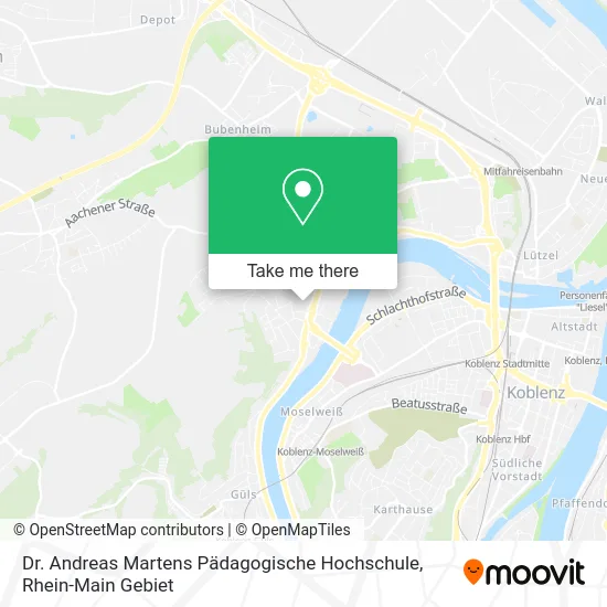 Dr. Andreas Martens Pädagogische Hochschule map