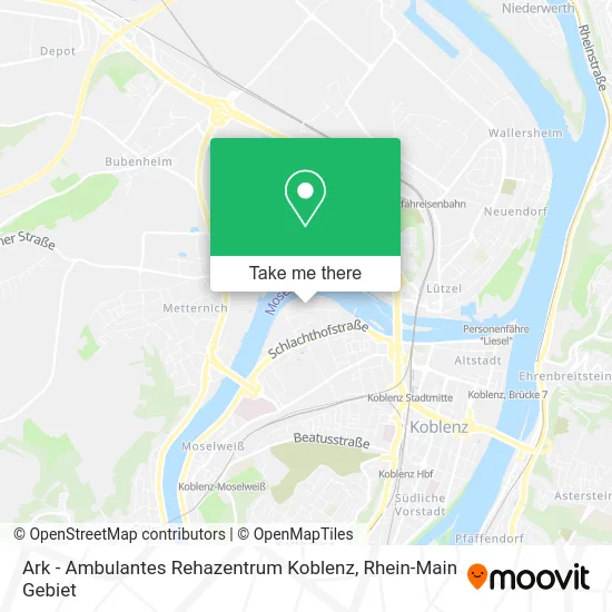 Карта Ark - Ambulantes Rehazentrum Koblenz
