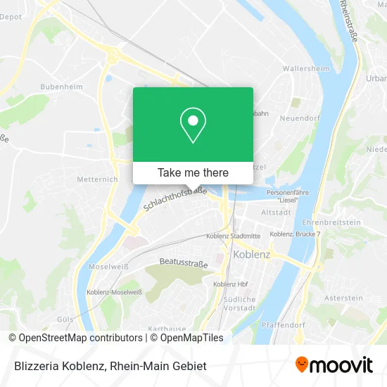 Карта Blizzeria Koblenz
