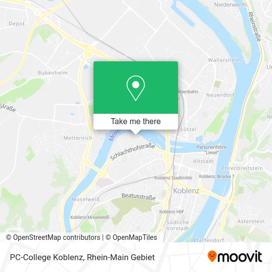 Карта PC-College Koblenz