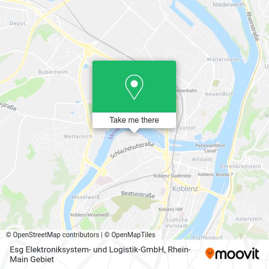 Карта Esg Elektroniksystem- und Logistik-GmbH