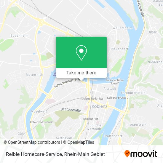 Карта Reible Homecare-Service