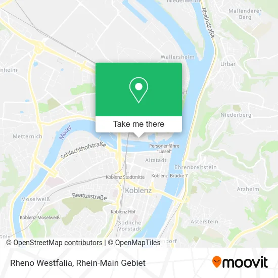 Карта Rheno Westfalia