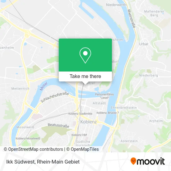 Карта Ikk Südwest