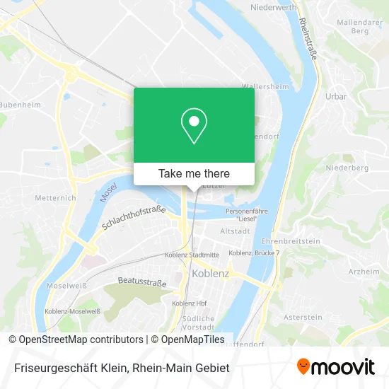 Карта Friseurgeschäft Klein