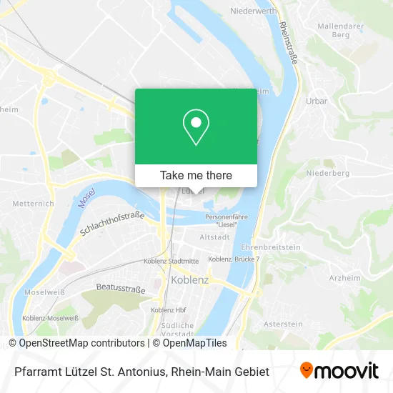 Карта Pfarramt Lützel St. Antonius