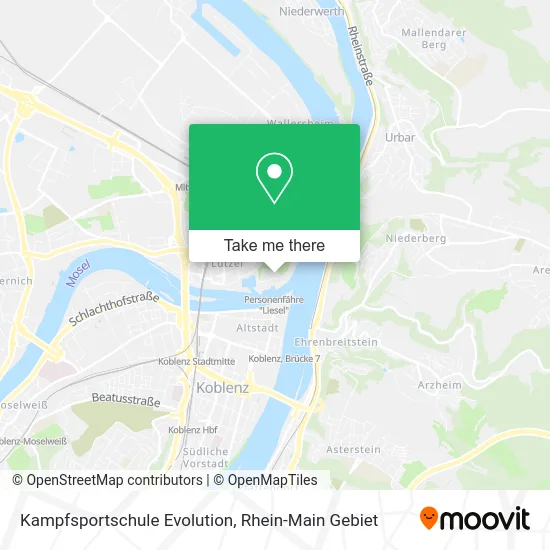 Карта Kampfsportschule Evolution