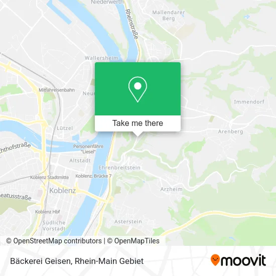 Карта Bäckerei Geisen