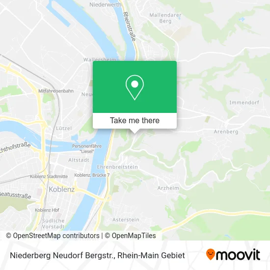 Карта Niederberg Neudorf Bergstr.