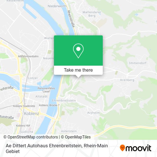 Карта Ae Dittert Autohaus Ehrenbreitstein