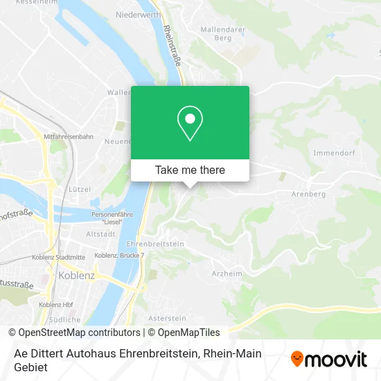 Карта Ae Dittert Autohaus Ehrenbreitstein