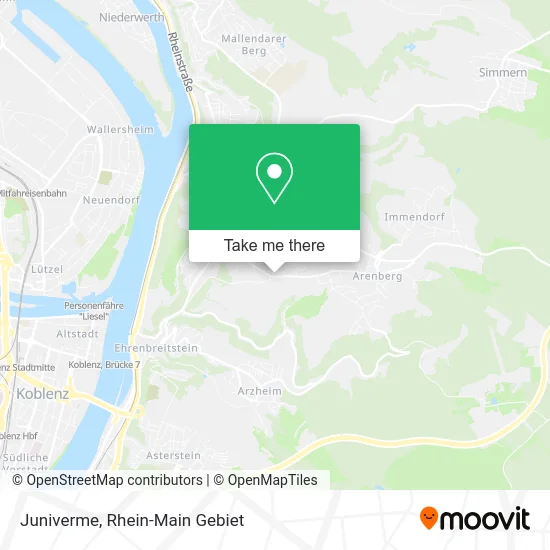 Карта Juniverme