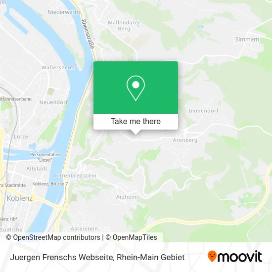 Карта Juergen Frenschs Webseite