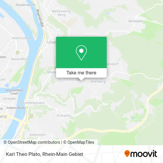 Карта Karl Theo Plato